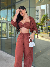 Carregar imagem no visualizador da galeria, Conjunto Débora Marrom
